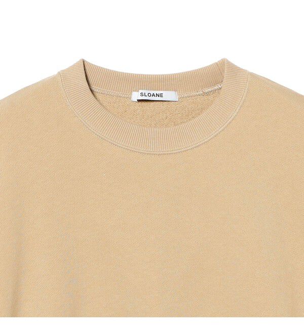 Demi-Luxe BEAMS 「【別注】SLOANE / 裏毛 ショート丈 ロングスリーブ スウェット」|パーカー|