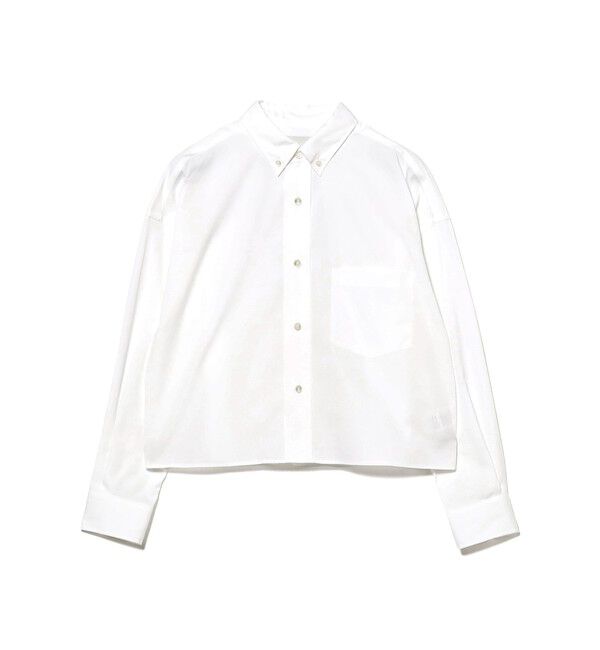 Demi-Luxe BEAMS 「TICCA / コットン ボタンダウン シャツ」|シャツ・ブラウス|WHITE