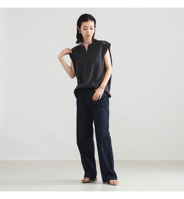 Demi-Luxe BEAMS 「裏毛 ハーフ ジップ プルオーバー」|Tシャツ・カットソー|