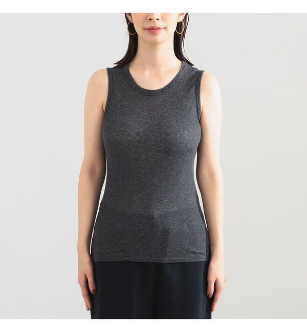 Demi-Luxe BEAMS 「AK+1 / レイヤード リブ タンクトップ」|Tシャツ・カットソー|
