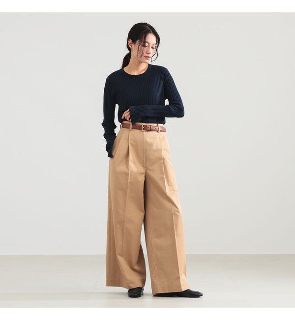 Demi-Luxe BEAMS 「16ゲージ ワイドリブ ニット」|ニット・セーター|