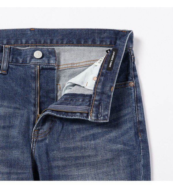 BEAMS「ベーシック ストレッチ デニムパンツ」|デニム|
