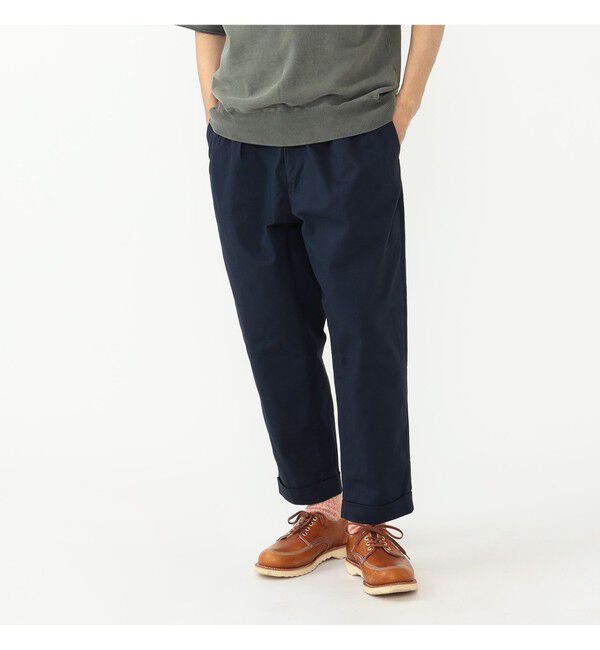 BEAMS PLUS「BEAMS PLUS｜2 Pleats Tapered Twill｜メンズ  チノパン｜オールシーズン」|チノ|