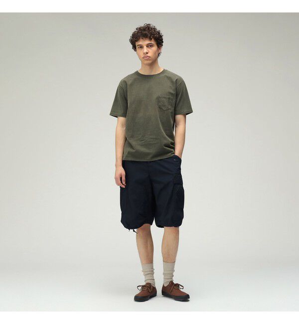 BEAMS PLUS「BEAMS PLUS｜【別注】REMI RELIEF / Pocket T-shirt｜ポケットT｜オーガニックコットン｜ヴィンテージ加工 」|Tシャツ・カットソー|