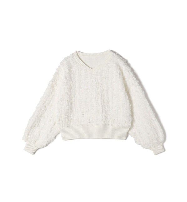 SHIPS for women「〈手洗い可能〉前後 2WAY ドルマン フリンジ プルオーバー 24SS ◇」|ニット・セーター|