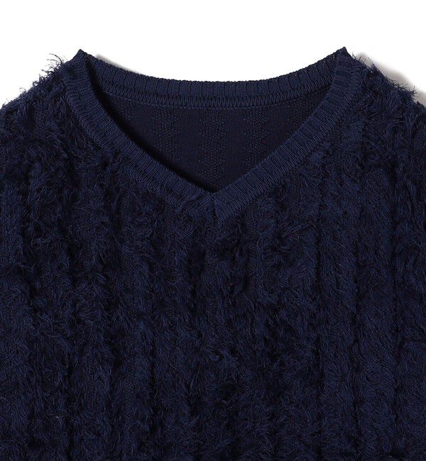 SHIPS for women「〈手洗い可能〉前後 2WAY ドルマン フリンジ プルオーバー 24SS ◇」|ニット・セーター|