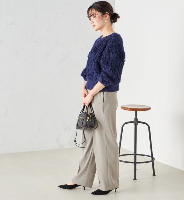 SHIPS for women「〈手洗い可能〉前後 2WAY ドルマン フリンジ プルオーバー 24SS ◇」|ニット・セーター|