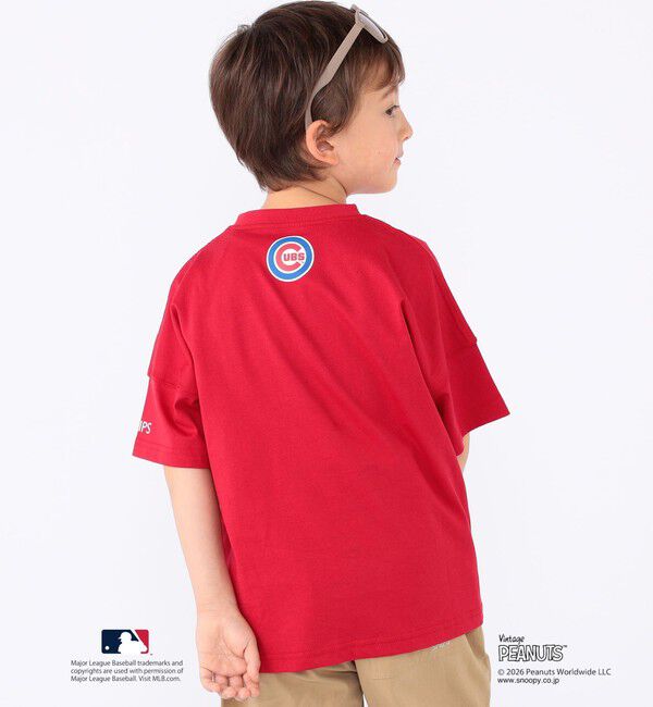 SHIPS KIDS「SHIPS KIDS:100～125cm / PEANUTS&times;MLB プリント Tシャツ」|Tシャツ・カットソー|