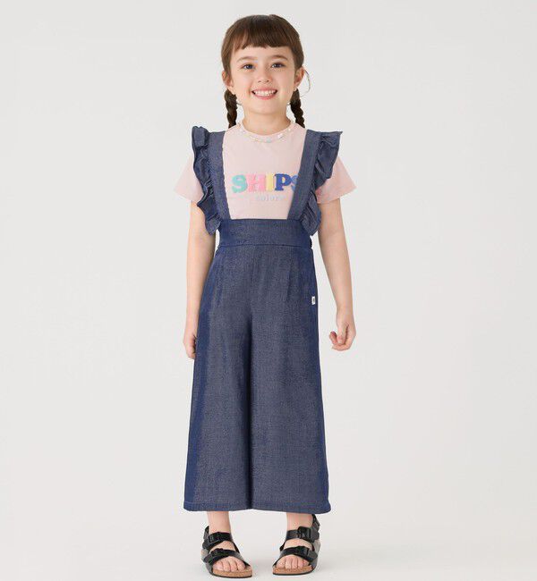 SHIPS Colors 「SHIPS Colors:80～130cm /〈接触冷感・吸水速乾〉歯ブラシ刺繍 ロゴ Tシャツ」|Tシャツ・カットソー|
