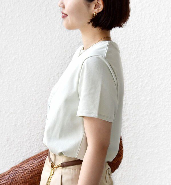 SHIPS for women「【WEB限定】オーガニック コットン コンパクト プリント TEE」|Tシャツ・カットソー|
