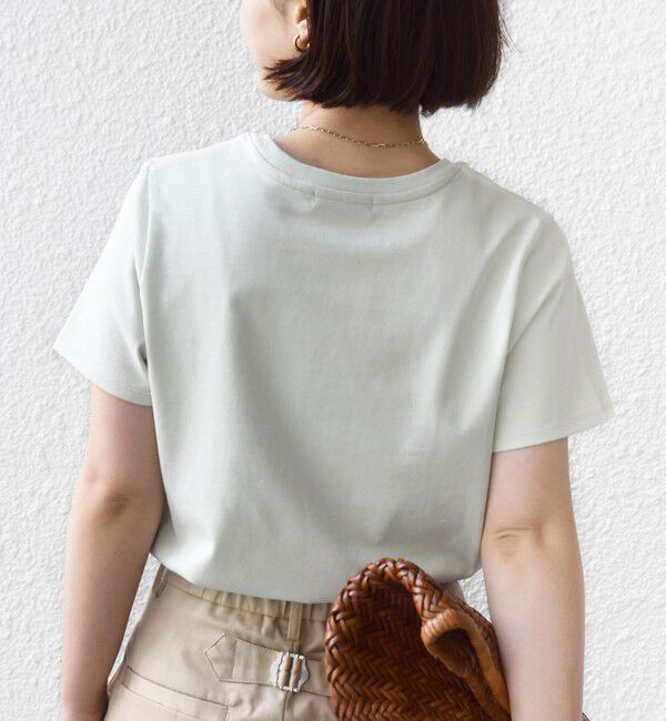 SHIPS for women「【WEB限定】オーガニック コットン コンパクト プリント TEE」|Tシャツ・カットソー|