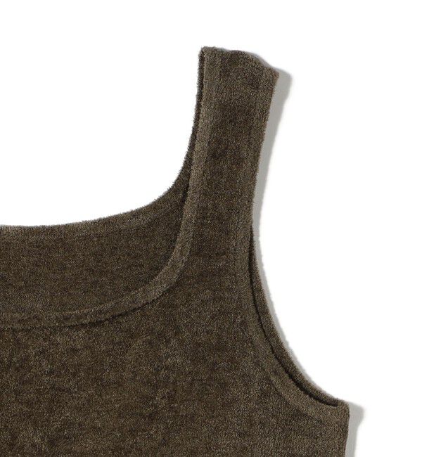 SHIPS for women「〈手洗い可能〉ミニシャギー 前後 2WAY スクエア ニット タンク」|タンクトップ|