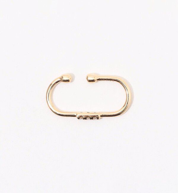 TOMORROWLAND GOODS「Hirotaka Diamond Oblong イヤーカフ」|イヤーカフ|