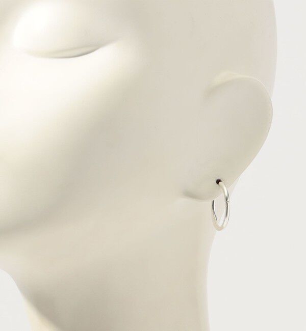 TOMORROWLAND GOODS「LAURA LOMBARDI Mediam Seamless シルバーピアス」|ピアス|