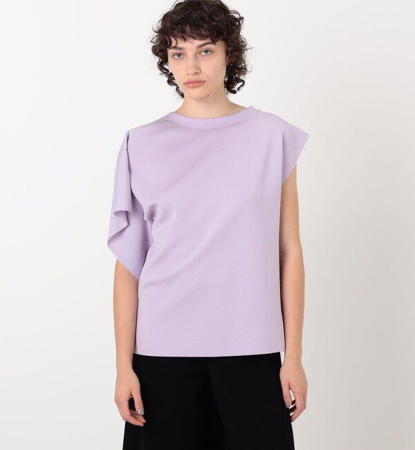 TOMORROWLAND BUYING WEAR「CFCL AC MILAN DRAPED TOP ミラノリブ ドレープトップ」|シャツ・ブラウス|
