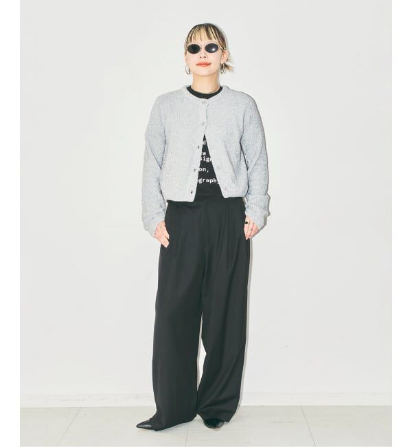  「《予約》LAME KNIT カーディガン」|ニット・セーター|