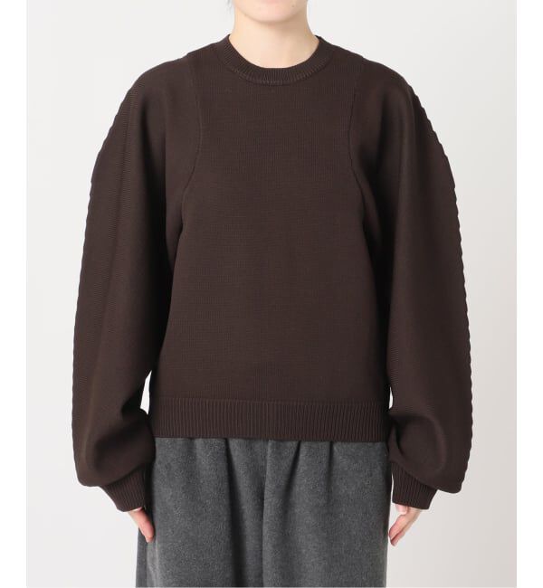  「《予約》VOLUME SLEEVE ニット」|ニット・セーター|