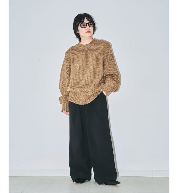  「《予約》LOOSE KNIT PULLOVER：ニット」|ニット・セーター|
