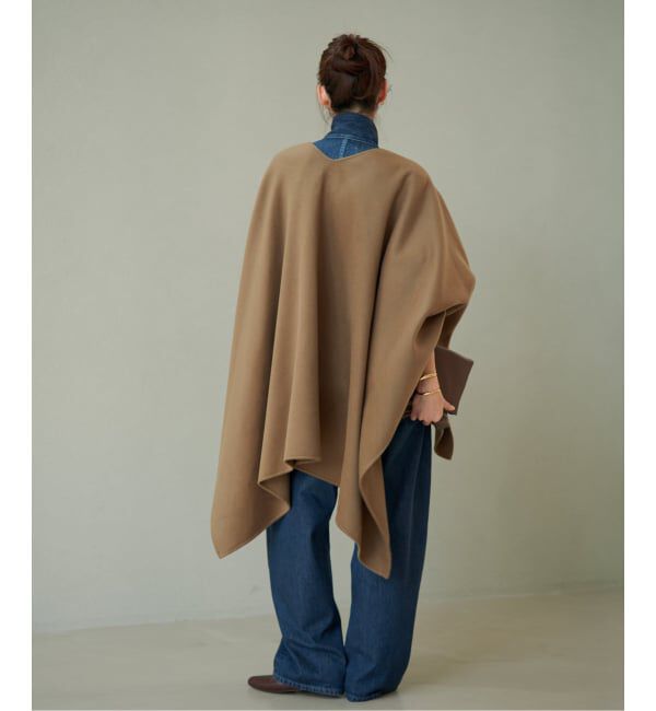 Plage「《予約》HAMILTON lazy poncho コート」|ポンチョ・ケープ|