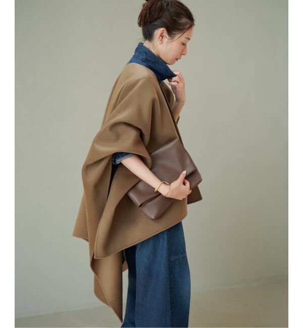 Plage「《予約》HAMILTON lazy poncho コート」|ポンチョ・ケープ|