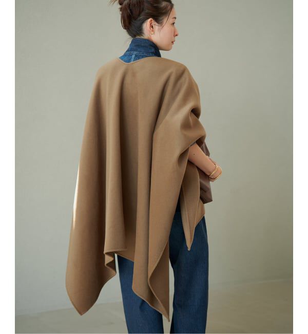 Plage「《予約》HAMILTON lazy poncho コート」|ポンチョ・ケープ|