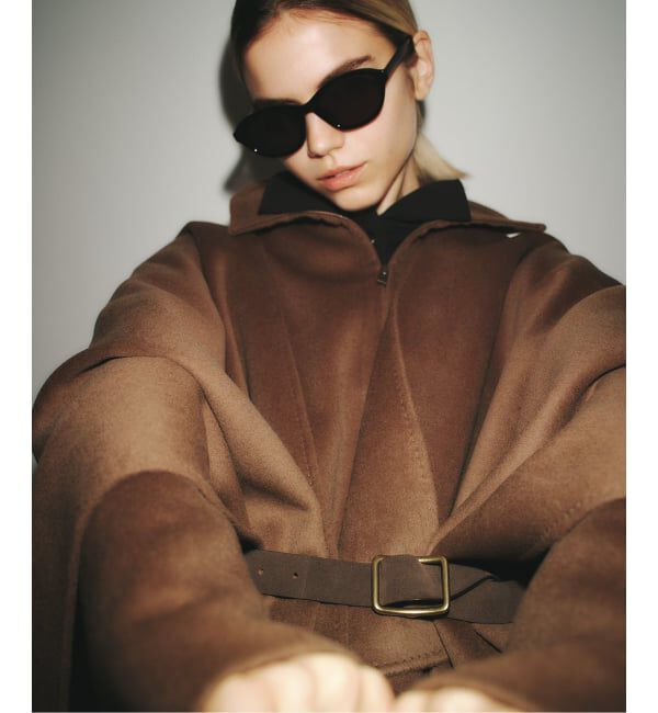 Plage「《予約》HAMILTON lazy poncho コート」|ポンチョ・ケープ|