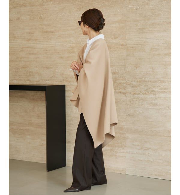 Plage「《予約》HAMILTON lazy poncho コート」|ポンチョ・ケープ|