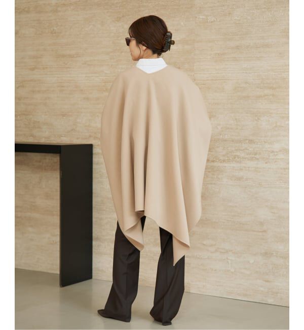 Plage「《予約》HAMILTON lazy poncho コート」|ポンチョ・ケープ|