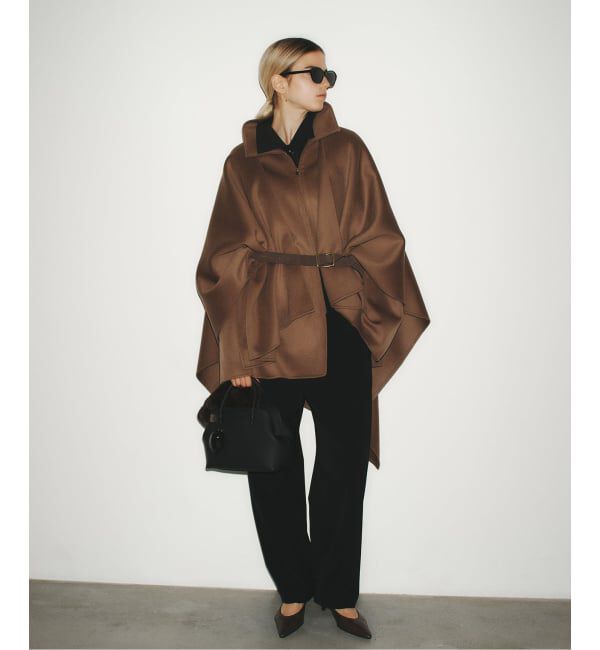 Plage「《予約》HAMILTON lazy poncho コート」|ポンチョ・ケープ|