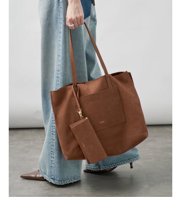 VERMEIL par iena「SALCE サルーチェ GRETE SUEDE with Case W39xH37xD12cm 4463250019」|トートバッグ|