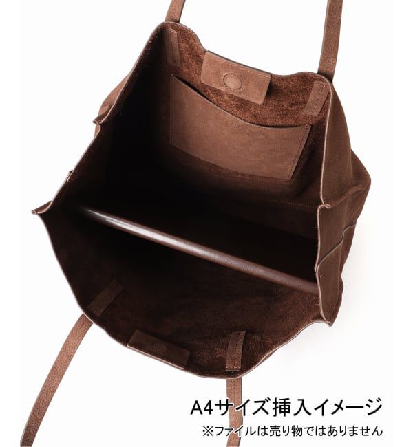 VERMEIL par iena「SALCE サルーチェ GRETE SUEDE with Case W39xH37xD12cm 4463250019」|トートバッグ|