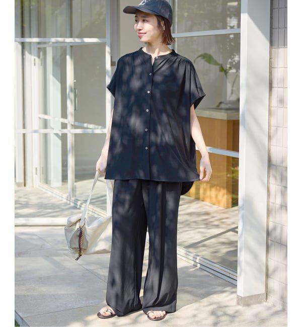SLOBE IENA「《2枚セット/追加》カットジョーゼットセットアップ」|Tシャツ・カットソー|
