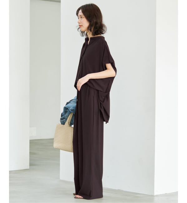 SLOBE IENA「《2枚セット/追加》カットジョーゼットセットアップ」|Tシャツ・カットソー|