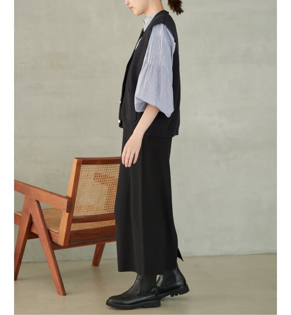 SLOBE IENA「《WEB限定カラーあり/シリーズあり/予約》ウォッシャブルスムースニットスカート」|スカート|