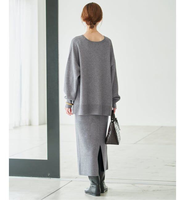 SLOBE IENA「《WEB限定カラーあり/シリーズあり/予約》ウォッシャブルスムースニットスカート」|スカート|