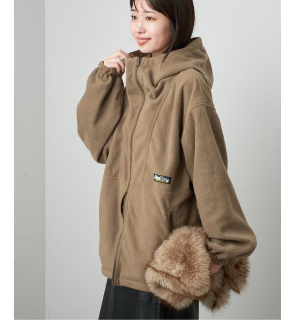 SLOBE IENA「《予約》frostline/フロストライン SLOBE別注 リバーシブルブルゾン」|ブルゾン・スタジャン|ブラウン
