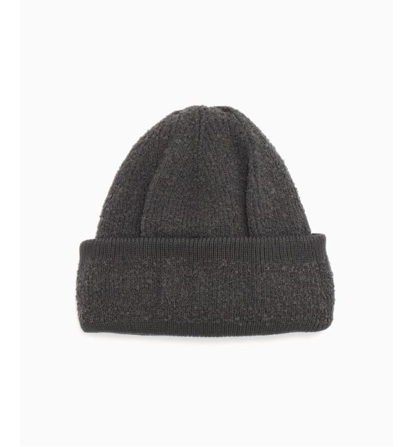 417 EDIFICE「RACAL / ラカル 417別注 Reversible Short Knit Cap」|キャップ・キャスケット|グレー