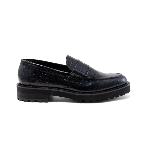 PULP「The Kenford Fineshoes NEW CLASSIC COIN LOAFERS/BLACK CROCODILE」|ローファー|