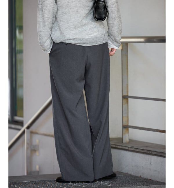 JOURNAL STANDARD「《追加2》ウールライクストレッチワイドパンツ」|その他|