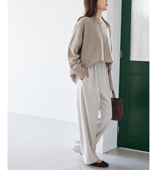 JOURNAL STANDARD「《追加2》ウールライクストレッチワイドパンツ」|その他|