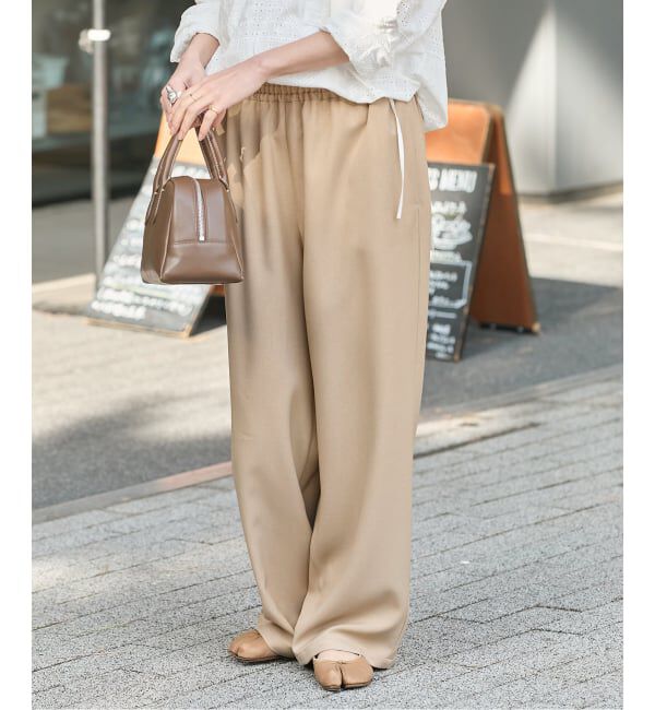 JOURNAL STANDARD「《追加2》ウールライクストレッチワイドパンツ」|その他|