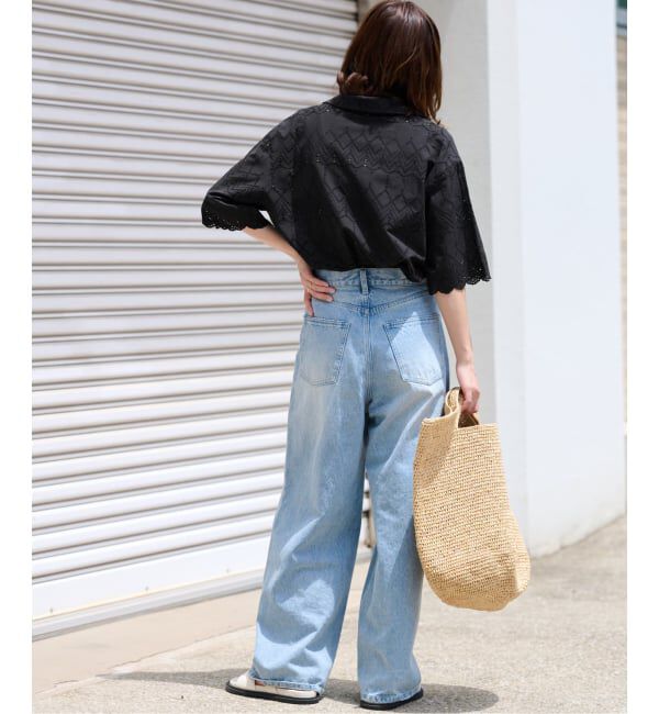 JOURNAL STANDARD relume「《一部WEB限定追加》コットンカットワーク刺繍開襟シャツ」|シャツ・ブラウス|