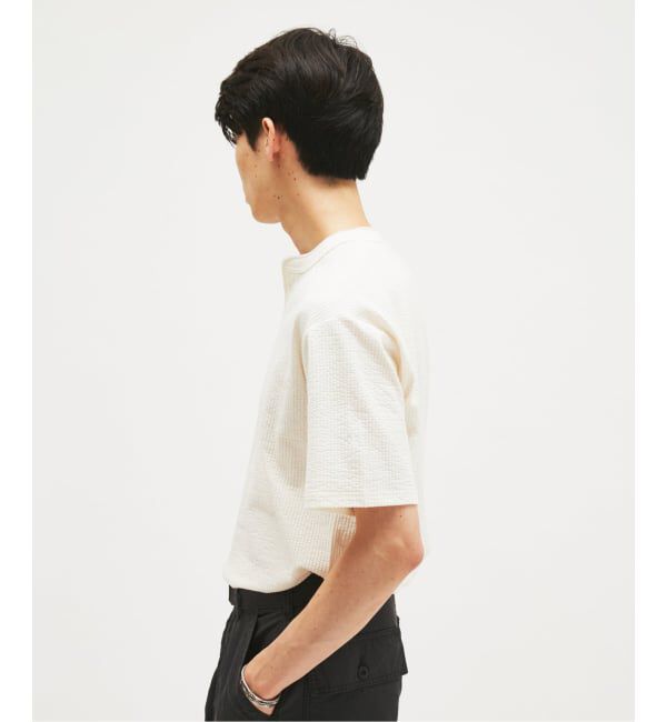 JOURNAL STANDARD「カット サッカー ヘンリーネック Tシャツ」|Tシャツ・カットソー|