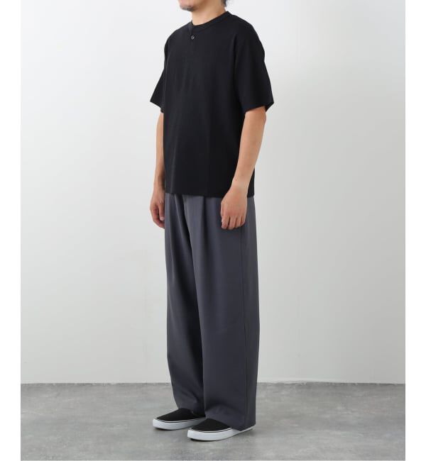 JOURNAL STANDARD「カット サッカー ヘンリーネック Tシャツ」|Tシャツ・カットソー|