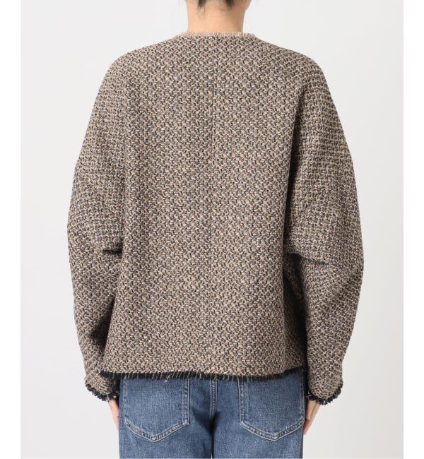 journal standard L'essage「《予約》GIOLICA ツイード D/Sジャケット」|ノーカラージャケット|