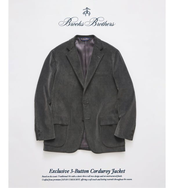 JOURNAL STANDARD「《予約》Brooks Brothers / ブルックス ブラザーズ 別注 コーデュロイ ジャケット」|テーラードジャケット|グレー