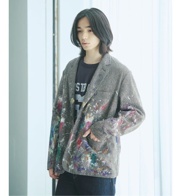 JOURNAL STANDARD「《予約》ウール ペイント ウォッシュ ジャケット」|テーラードジャケット|