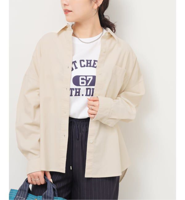 JOURNAL STANDARD relume「《追加予約》コットンコーデュロイオーバーサイズシャツ」|シャツ・ブラウス|