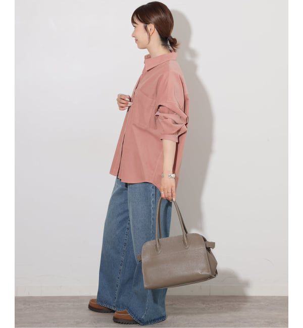 JOURNAL STANDARD relume「《追加予約》コットンコーデュロイオーバーサイズシャツ」|シャツ・ブラウス|