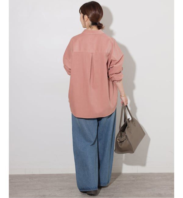 JOURNAL STANDARD relume「《追加予約》コットンコーデュロイオーバーサイズシャツ」|シャツ・ブラウス|